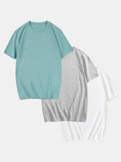 Adalton® | 3 Pieces Basic Cotton T-Shirt