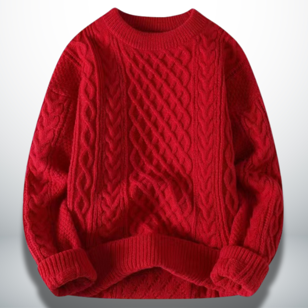 Atanasio® | Elegant Men's Crew Neck Sweater