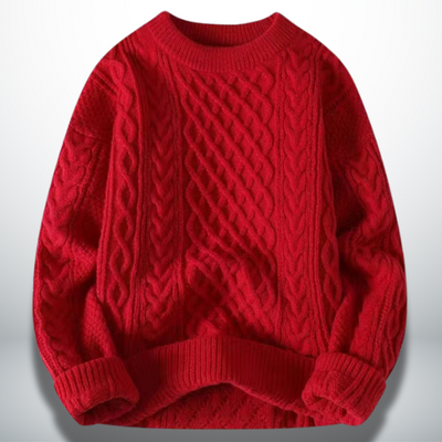 Atanasio® | Elegant Men's Crew Neck Sweater