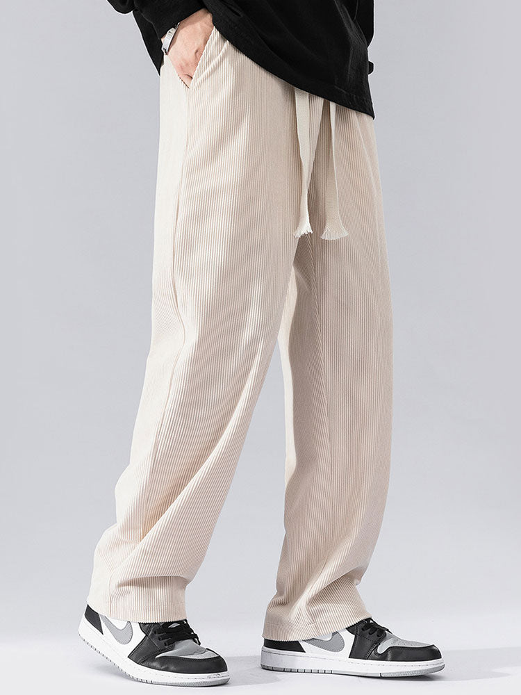 Lamberto® | Straight Leg Corduroy Pants
