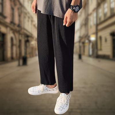 Donaciano® | Elegant trousers in velvety style
