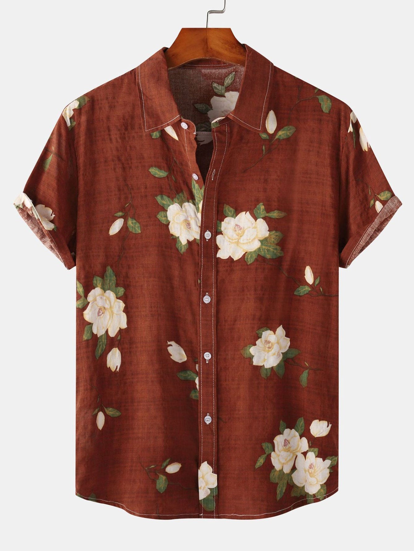 Arther® | Floral Print Button Up Shirt