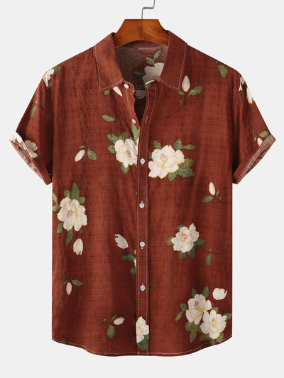 Arther® | Floral Print Button Up Shirt