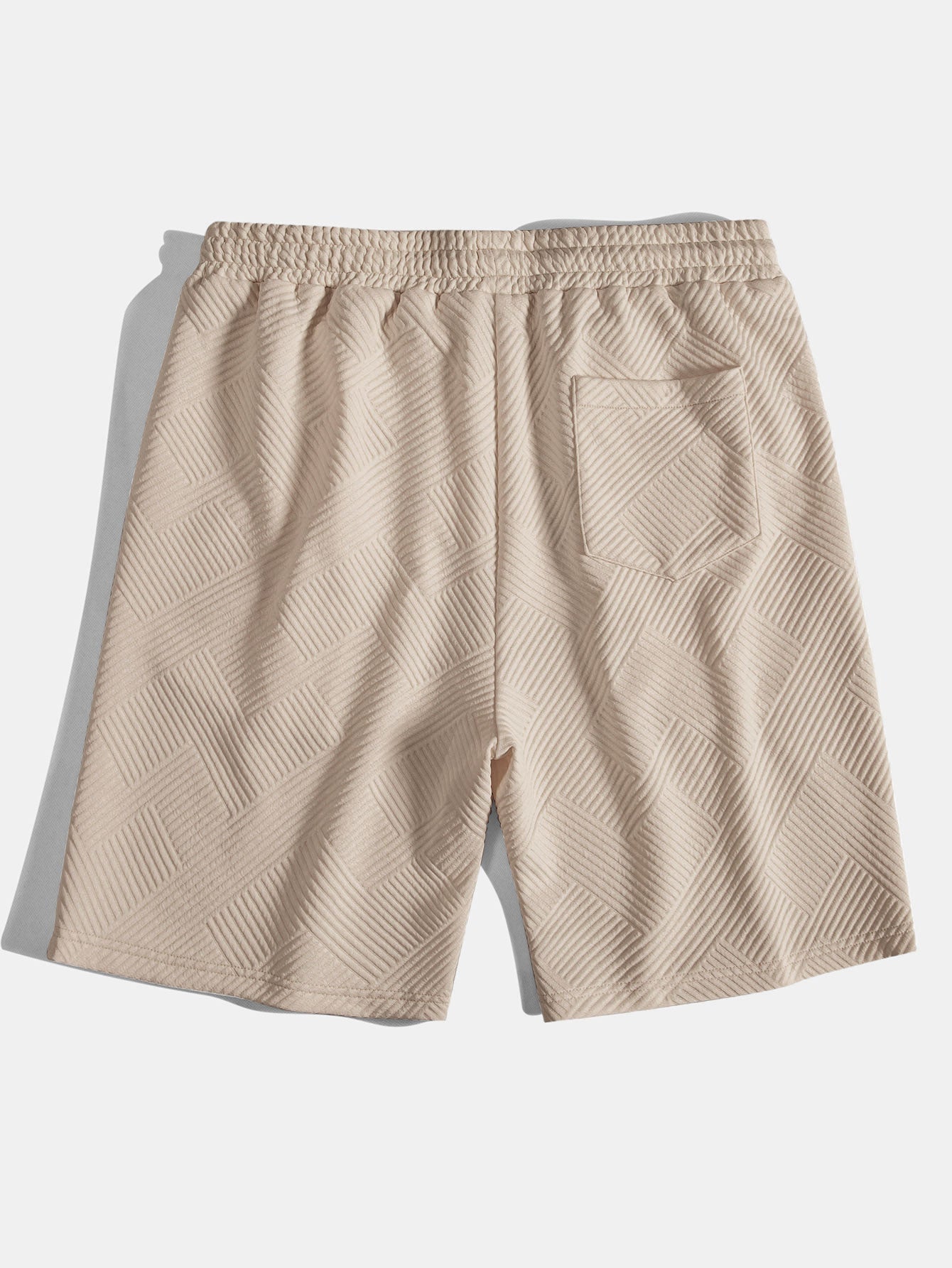Hyginus | Striped Jacquard Drawstring Shorts