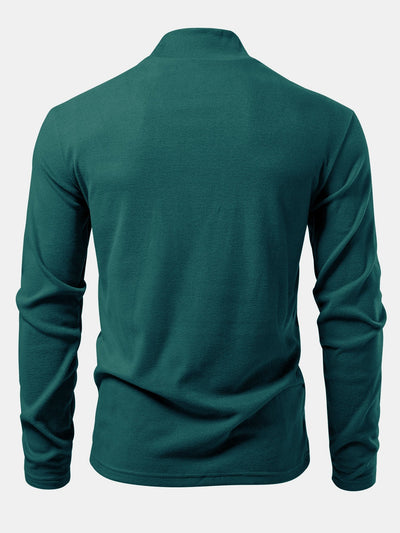Levin® | Long Sleeve Mock Neck T-Shirt