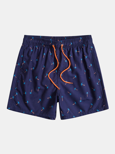 Agis® | Palm Tree Print T-Shirt & Swim Shorts