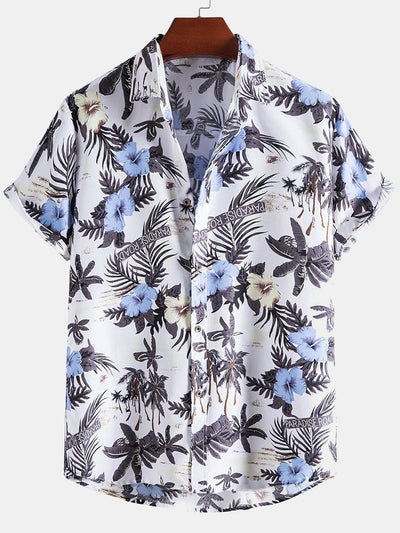 Arjun® | Flowers Print Lapel Shirts