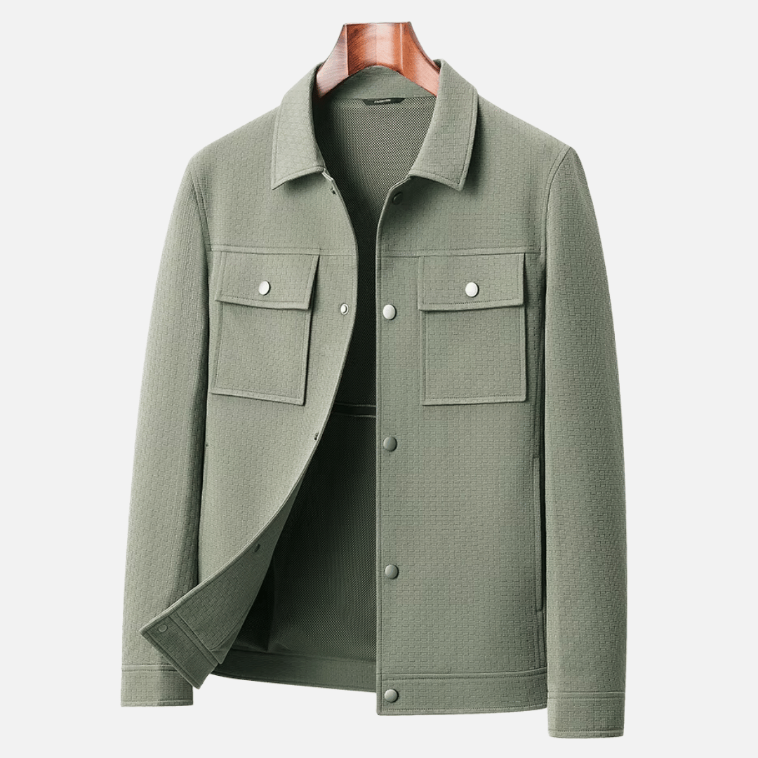 Quinn | Elliot Vintage Textured Cotton Knit Jacket