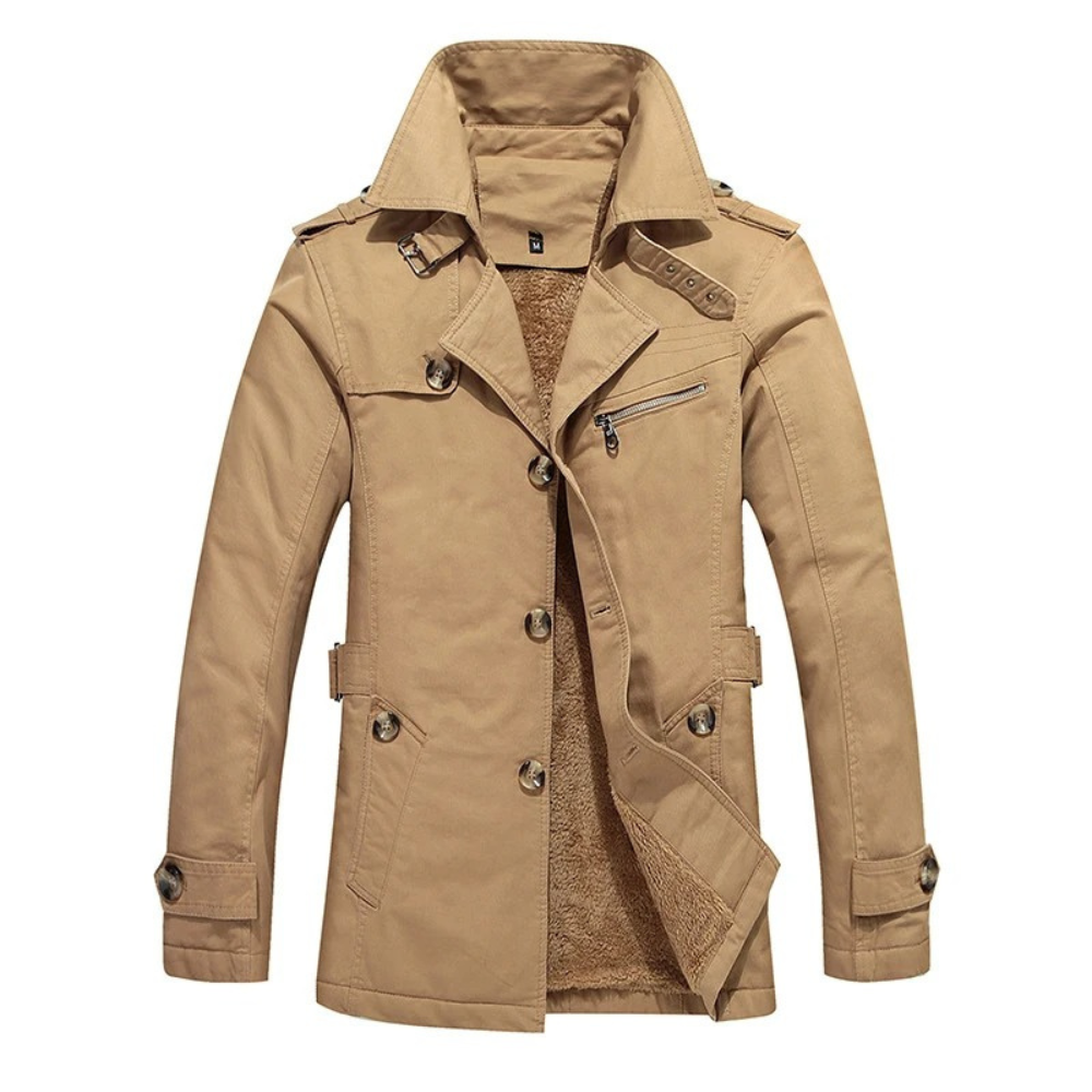 Levi | Lined Military Winter Jacket