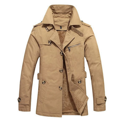 Levi | Lined Military Winter Jacket