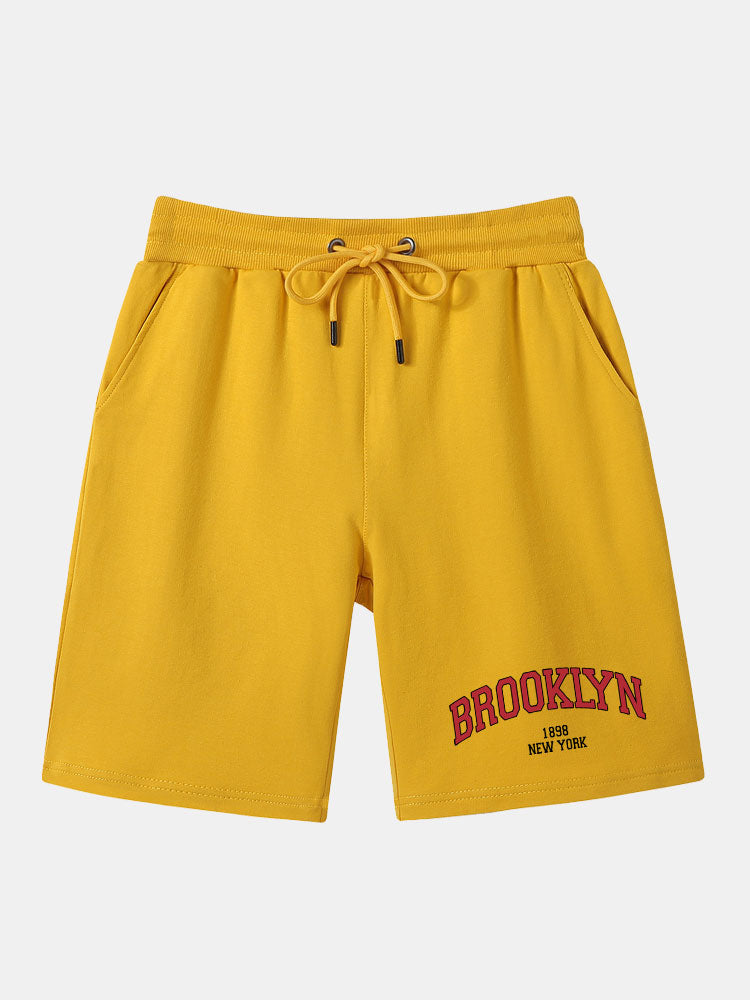 Glen® | Print Mid Length Shorts