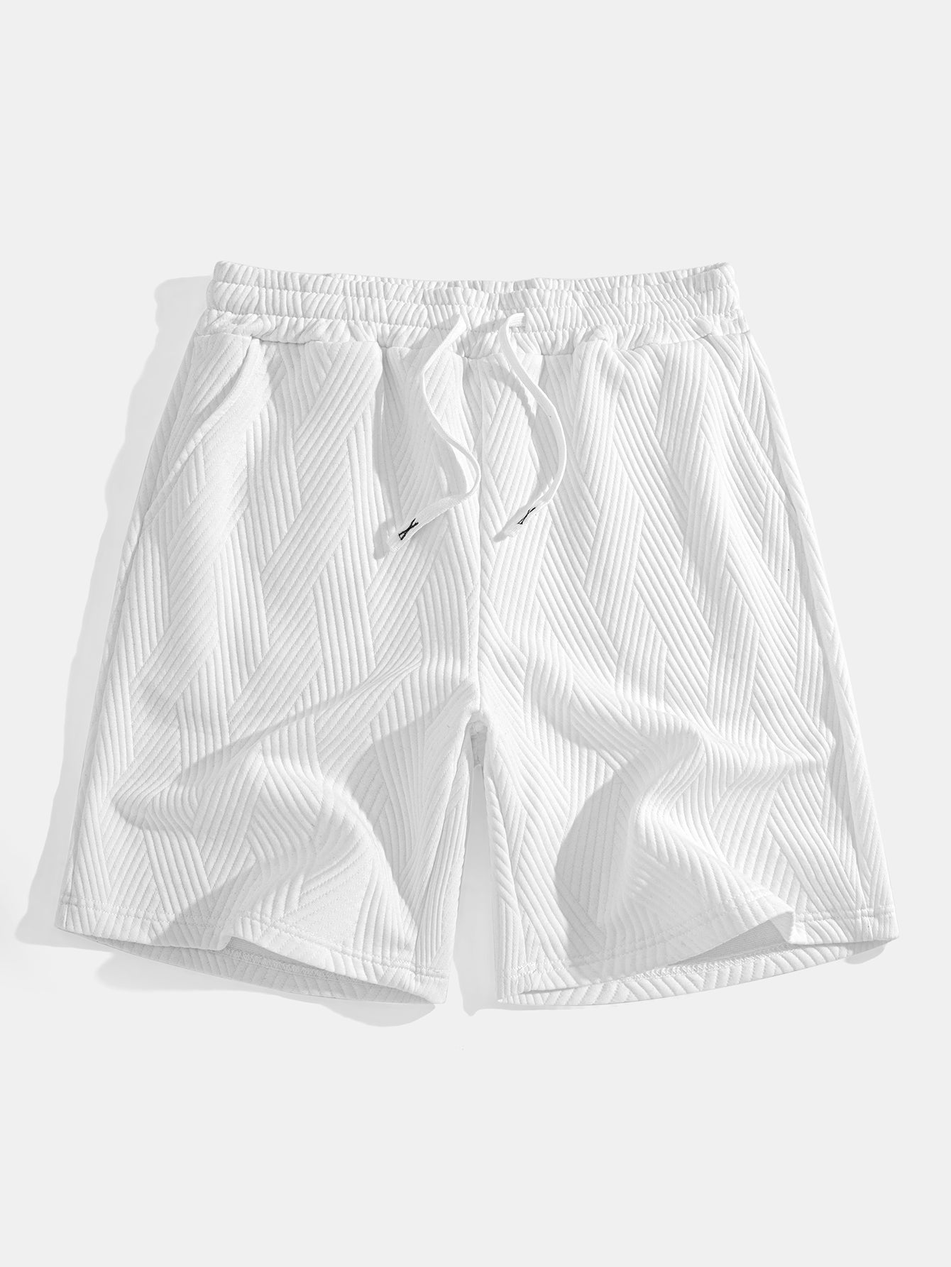 Raymond® | Striped Jacquard Sleeveless Hooded T-Shirt & Shorts