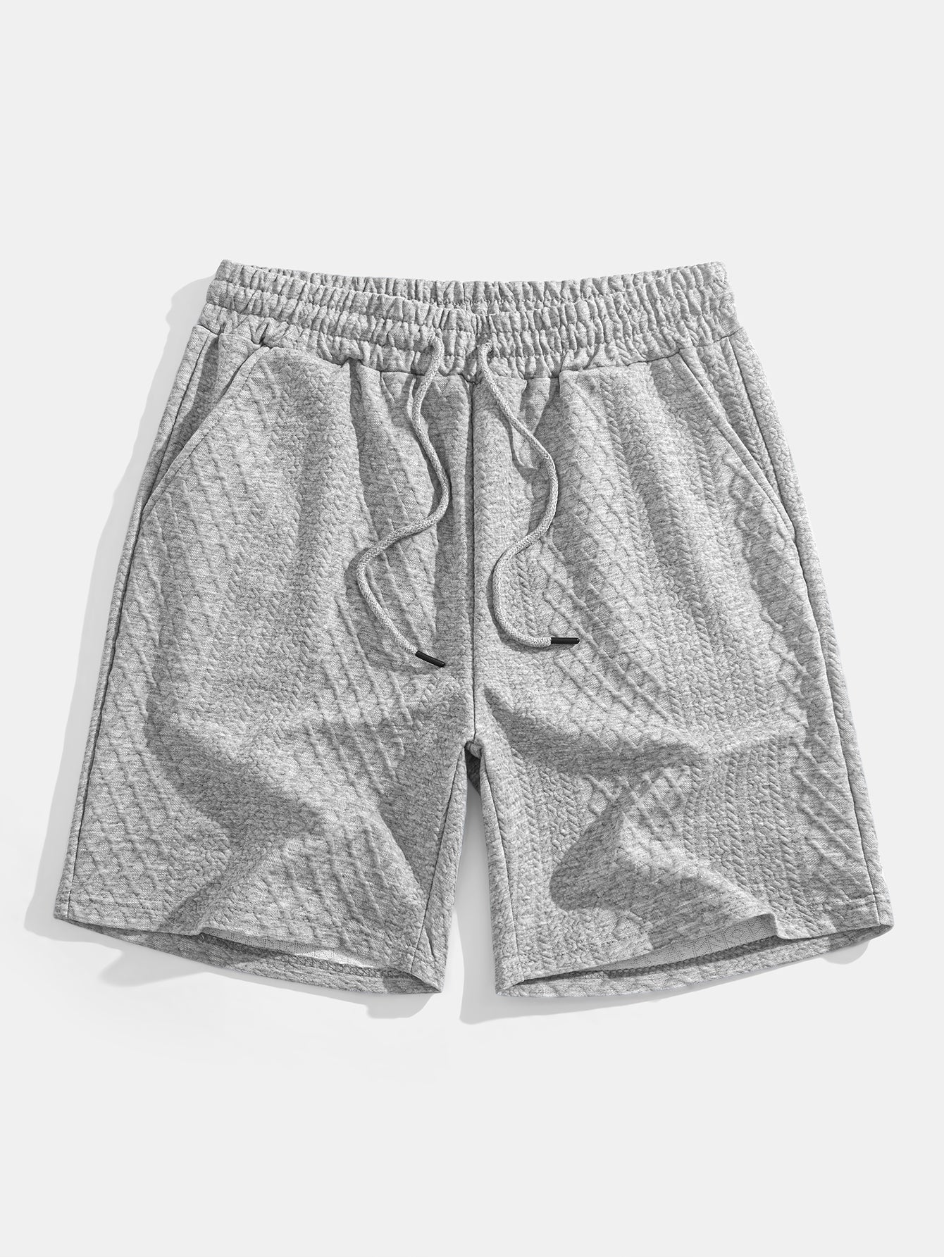 Edgardo® | Geometric Diamond Jacquard Polo & Shorts