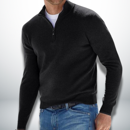 Cayetano® | Men's Casual Pullover With Zip
