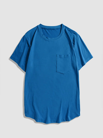 Adalbald® | Solid Color Basic T-Shirts With Pocket