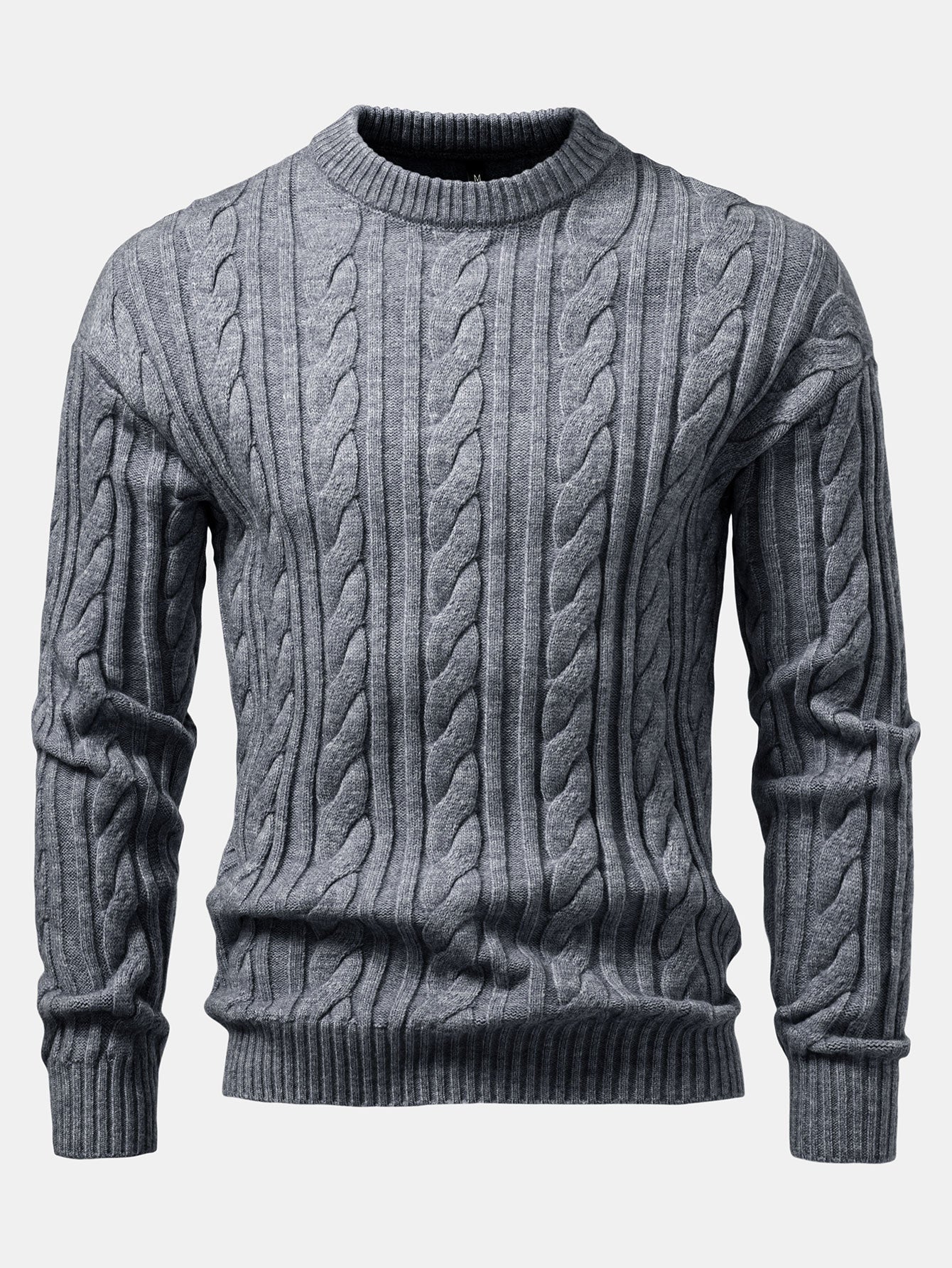 Abdullah® | Twist Jacquard Crew Neck Sweater