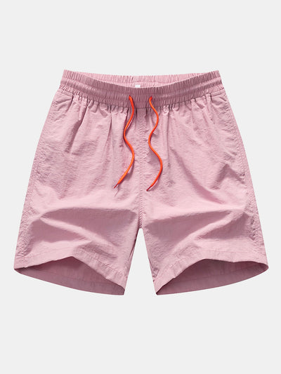 Urbano® | Flamingo Flower Print Button Up Shirt & Swim Shorts