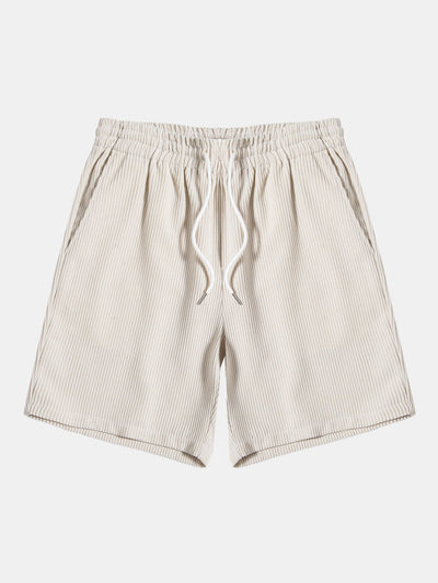 Agostino® | Create Adam Print Heavy Weight Oversize T-Shirt & Corduroy Shorts