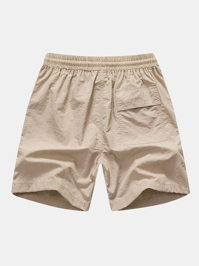 Brent® | Palm Tree Print Button Up Shirt & Swim Shorts