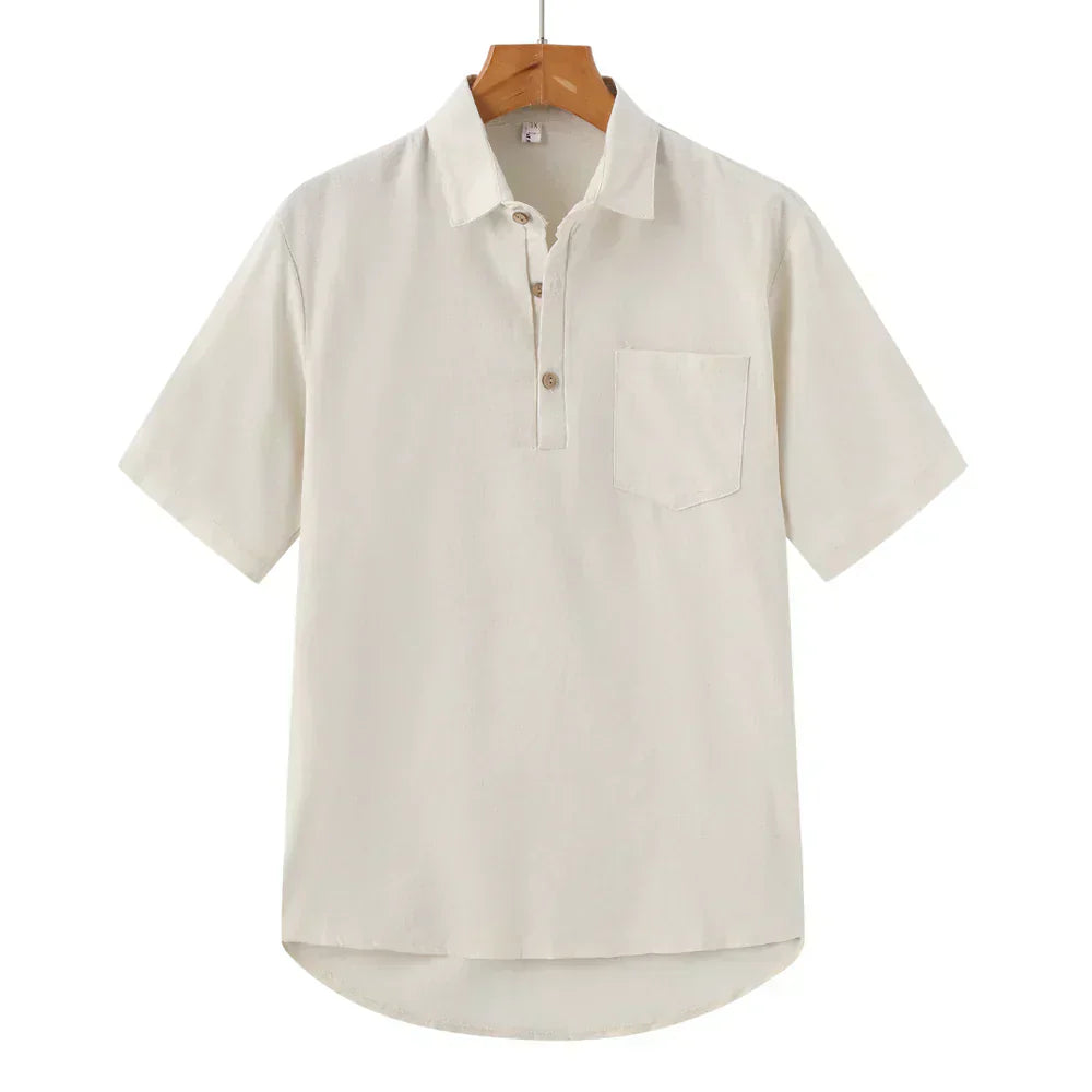 Kelvin | Linen polo shirt