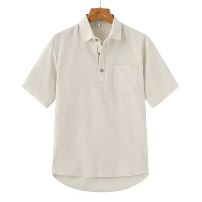 Kelvin | Linen polo shirt