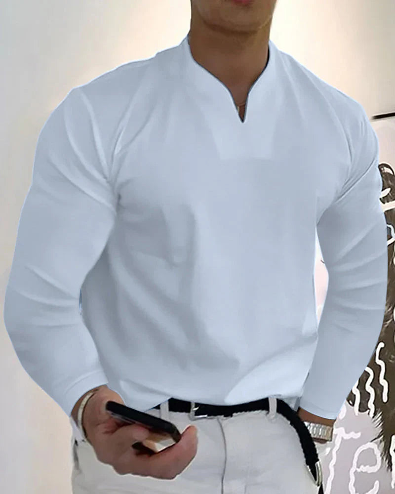 Cameron® | Solid Color Long Sleeve Shirt