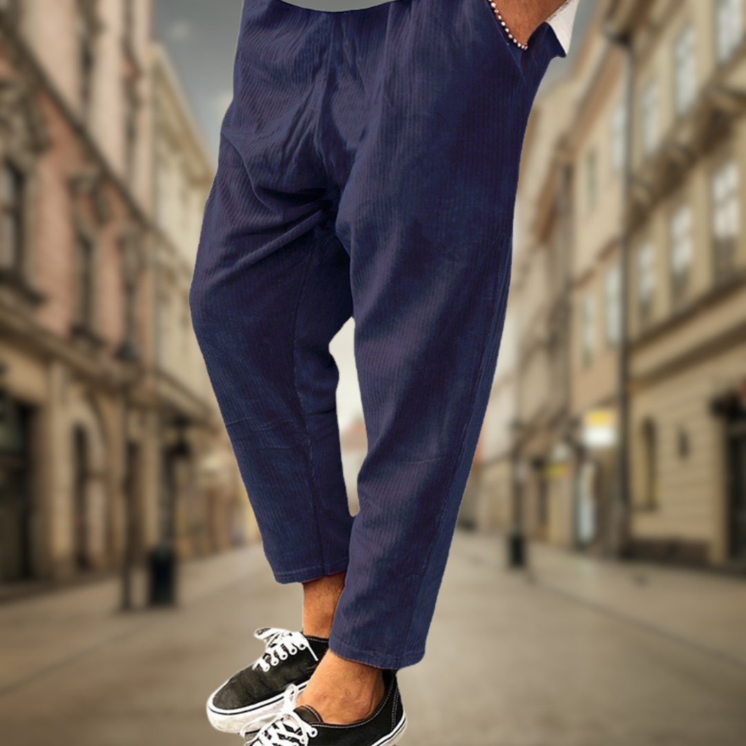 Doroteo® | Men's trousers with velvety effect