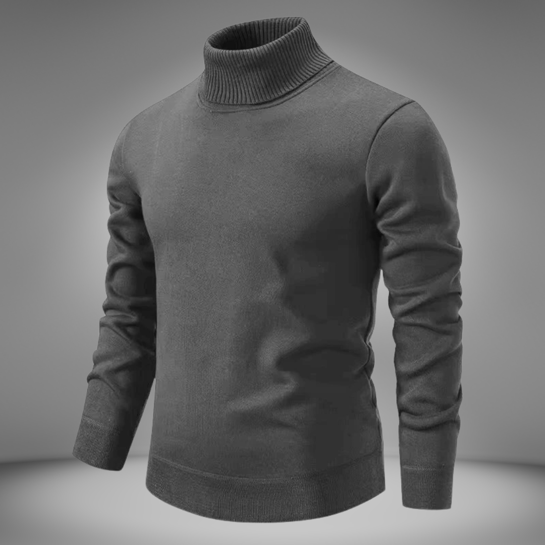 Eneas | Classic turtleneck knit sweater for men