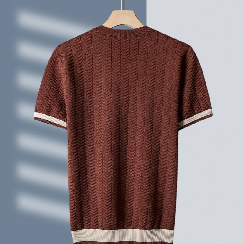 Álvaro® | Herringbone Knit Shirt