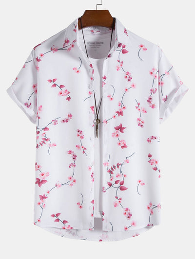 Jimmy® | Cherry Blossom Print Button Up Shirt