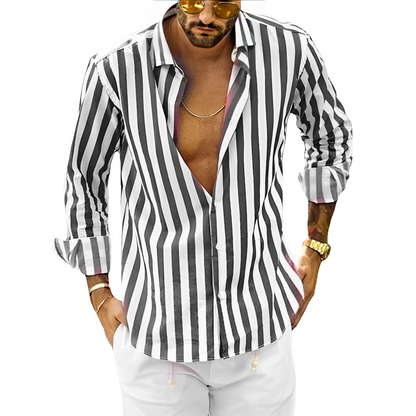 Forbes® | Striped Men'S Shirt For Summer