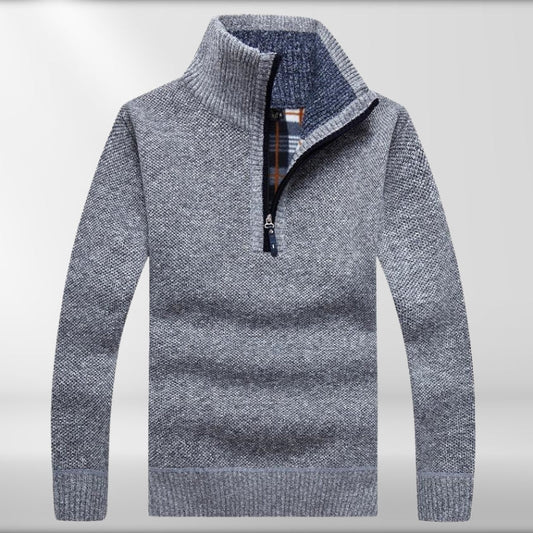 Diego® | Thicker Fleece Sweater With Half Zip