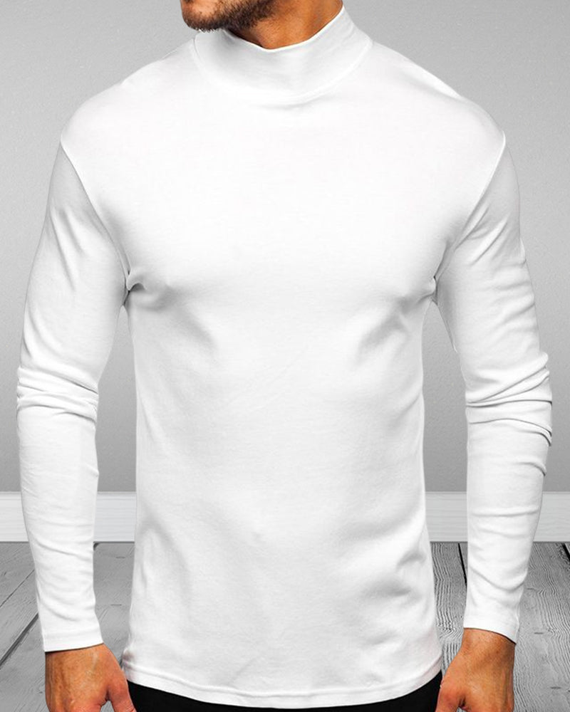 Juniper® | Men'S Solid Color Turtleneck Sweater