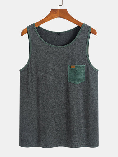 Harold® | Tank Top With Wave Pattern Pocket