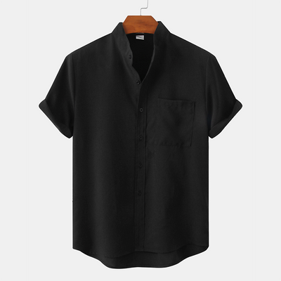 Joshua® | Solid Color Men'S Shirt Made Of Cotton Linen