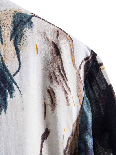 Amando® | Ink Abstract Print Shirt