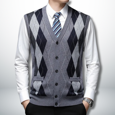 Aimar® | Eco-Friendly Men's Vest-Cardigan