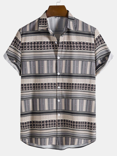 Modesto® | Aztec Print Button Up Shirt