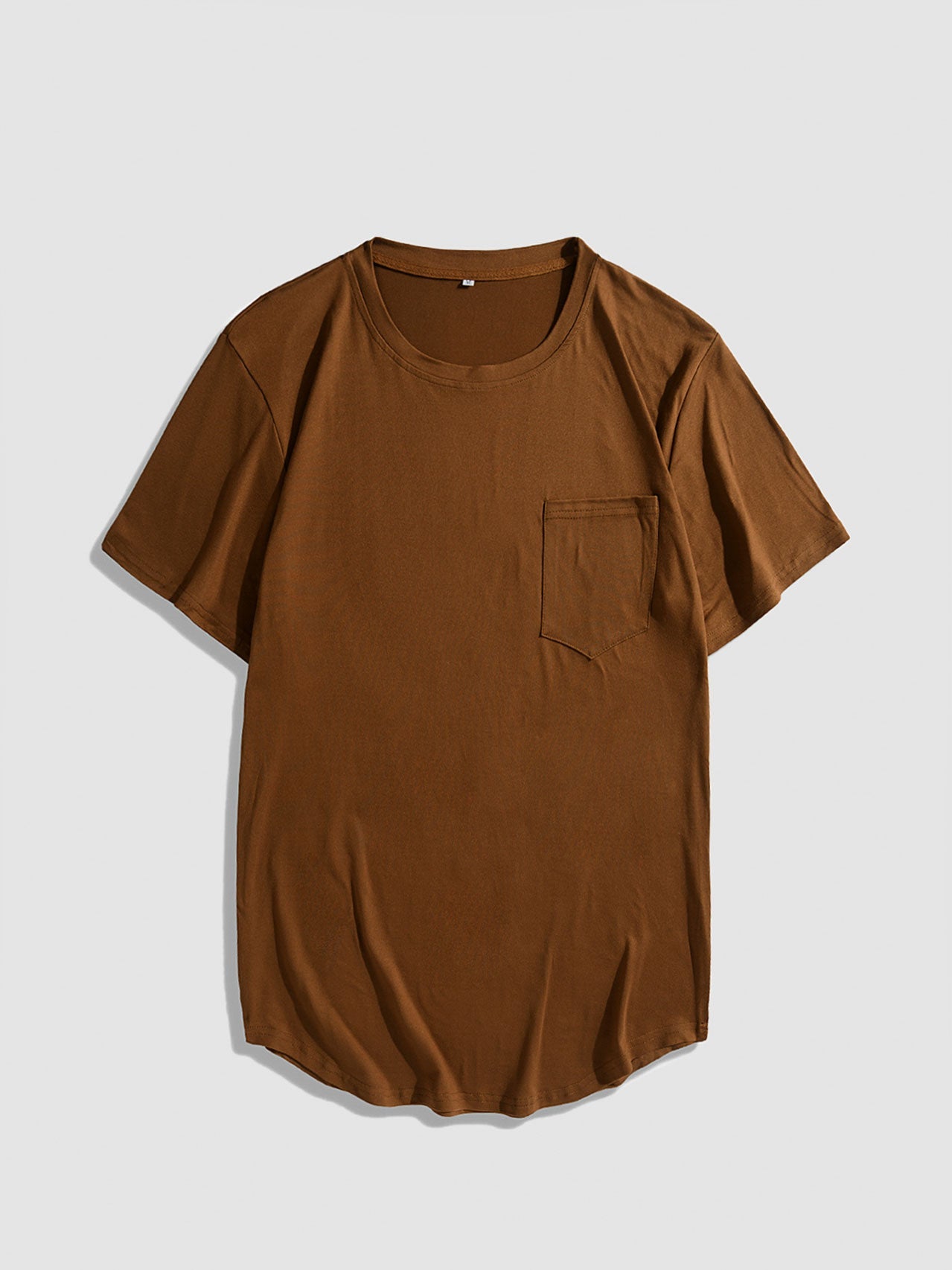 Adalbald® | Solid Color Basic T-Shirts With Pocket