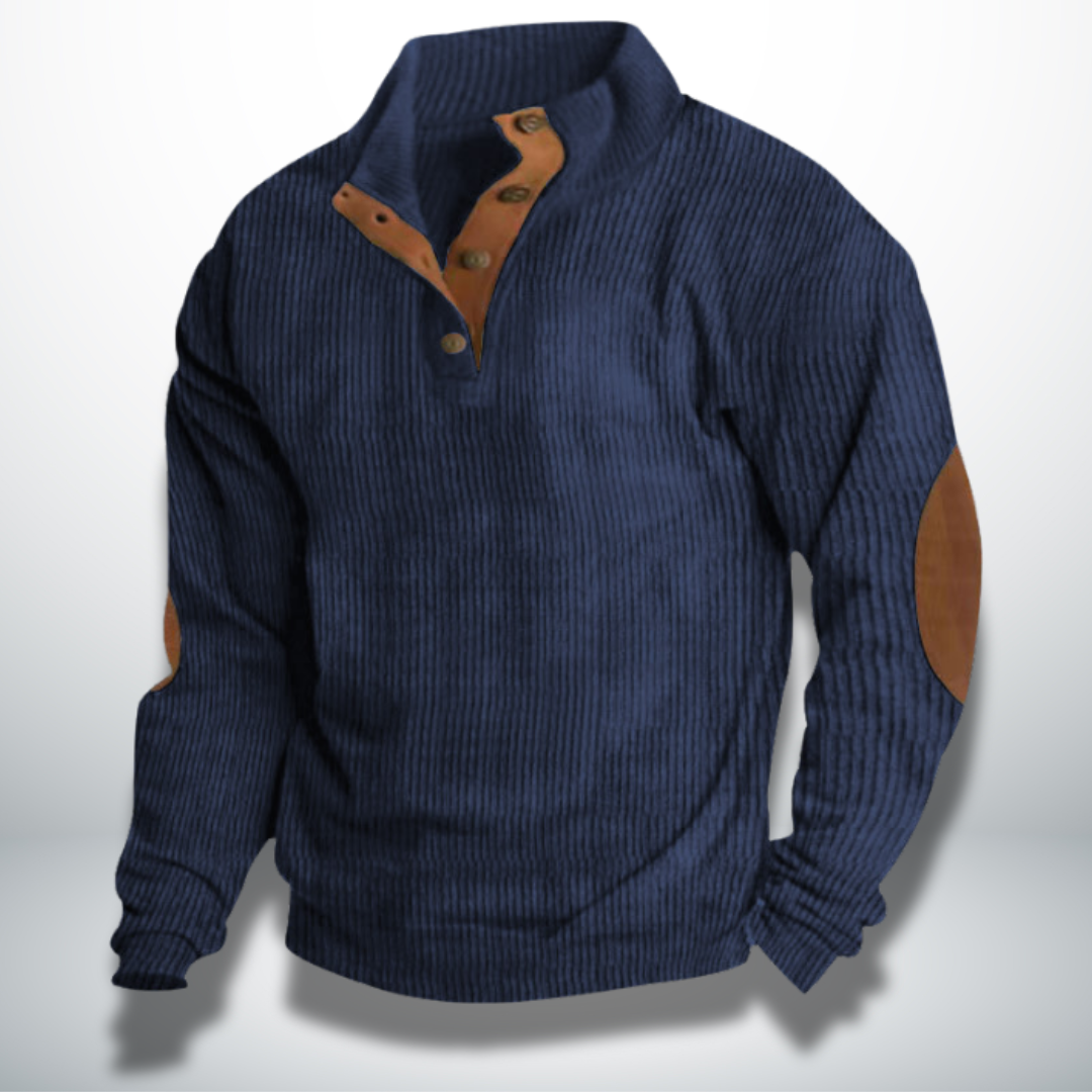 Clarencio® | Men's Velvet Effect Pullover