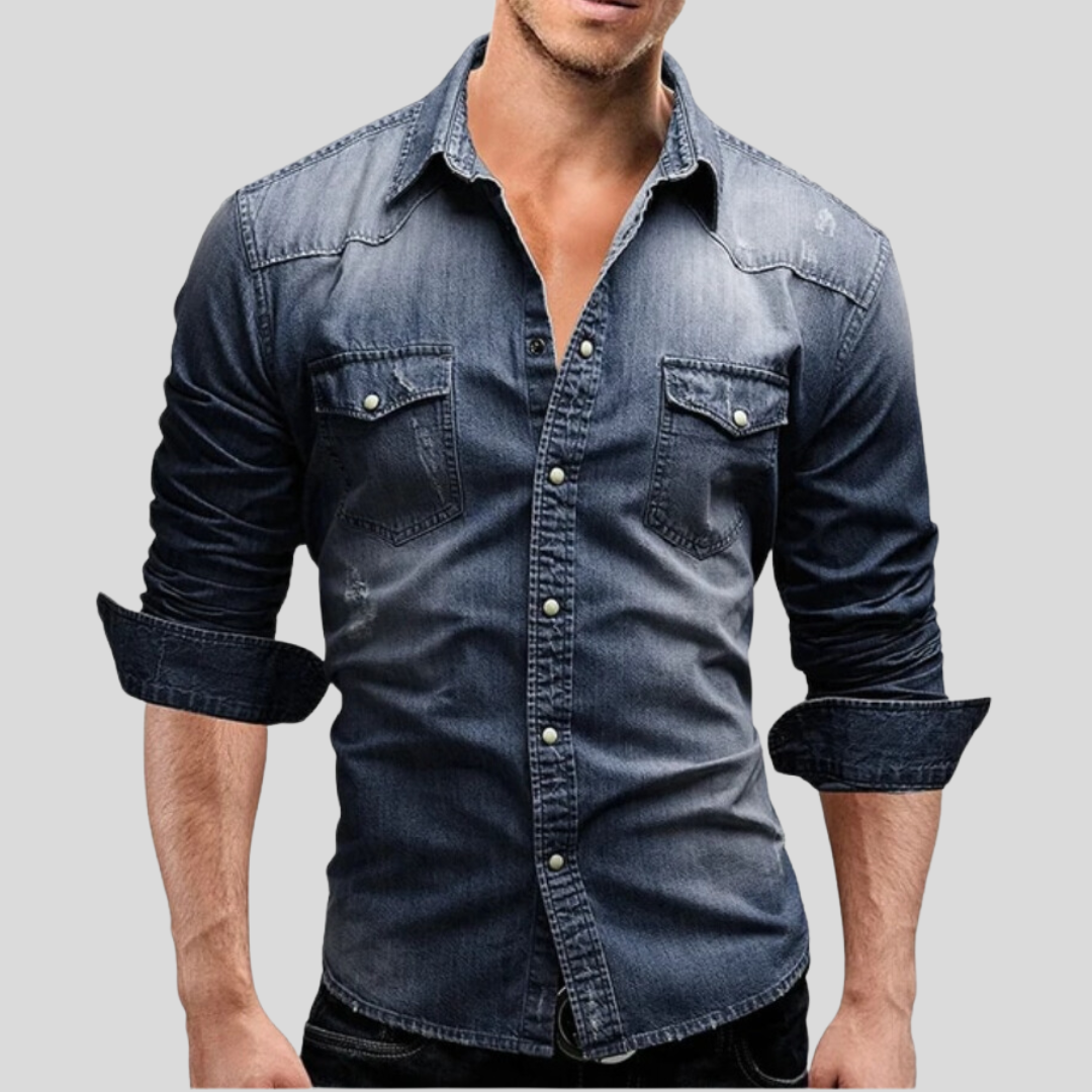 Lenoir™ - Modern Denim Shirt