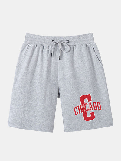 Vicente® | Chicago Print Mid Length Shorts