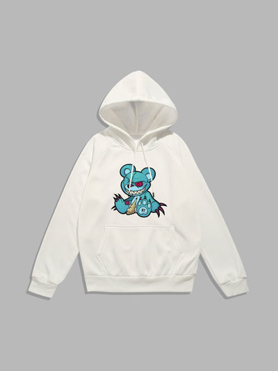 Torin | Evil Bear Print Hoodie