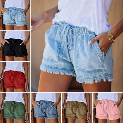 Preston® | Luxury High-Waist Denim Shorts