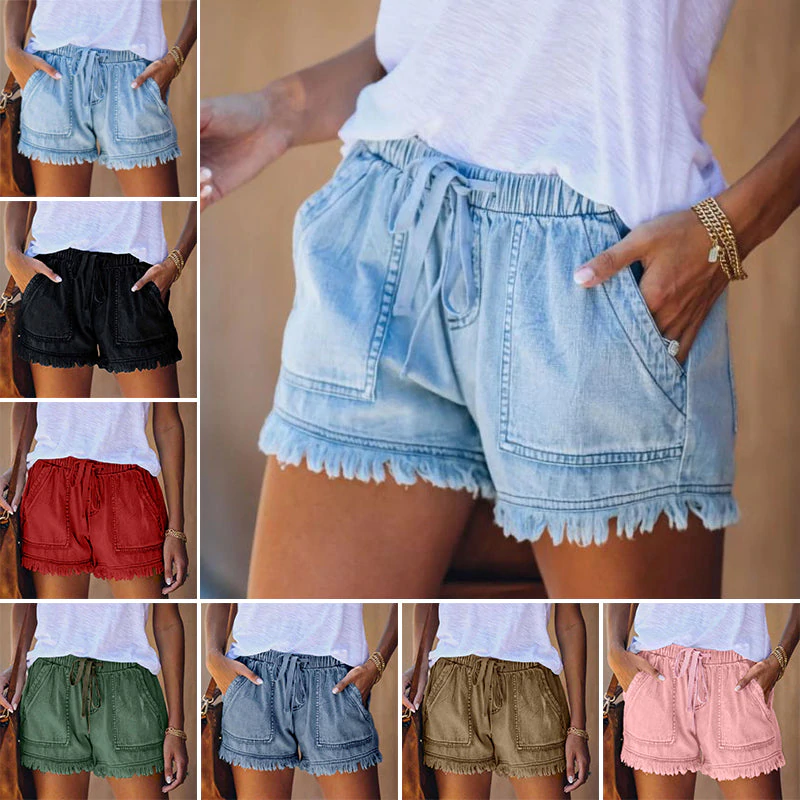 Preston® | Luxury High-Waist Denim Shorts