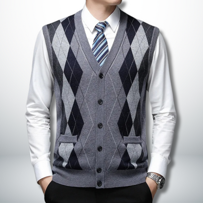 Aimar® | Eco-Friendly Men's Vest-Cardigan