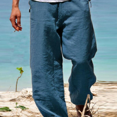 Barnaby® | Men'S Breathable Soft Casual Trousers With Elastic Waist