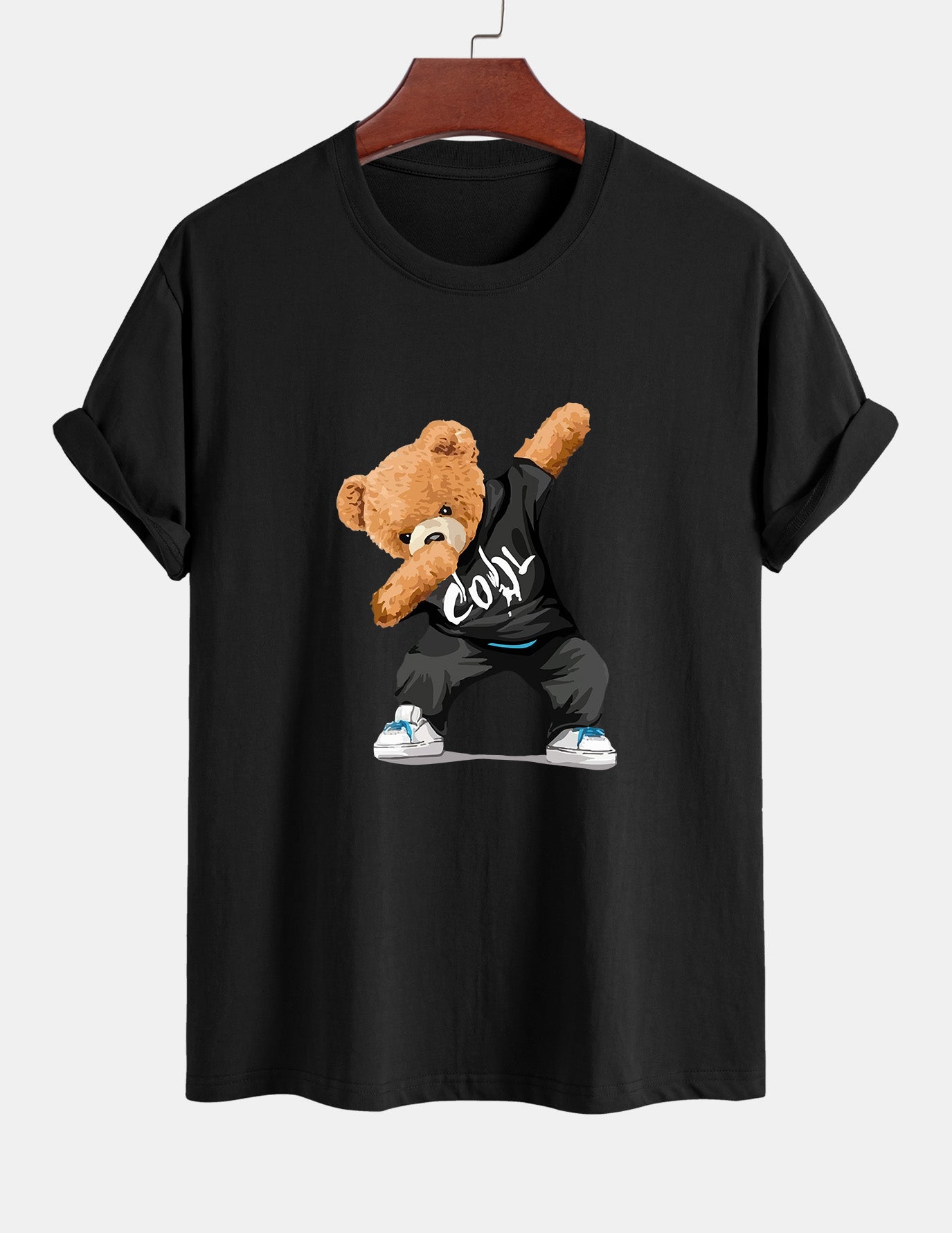 Guido® | Cool Bear Print Cotton T-Shirt