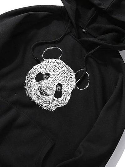 Declan | Panda Painting Print Hoodie