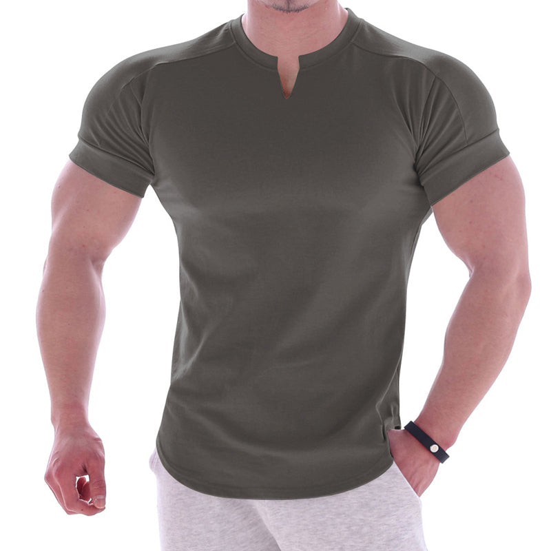 Jonathan® | Short-Sleeved Plain Sporty T-Shirt For Men